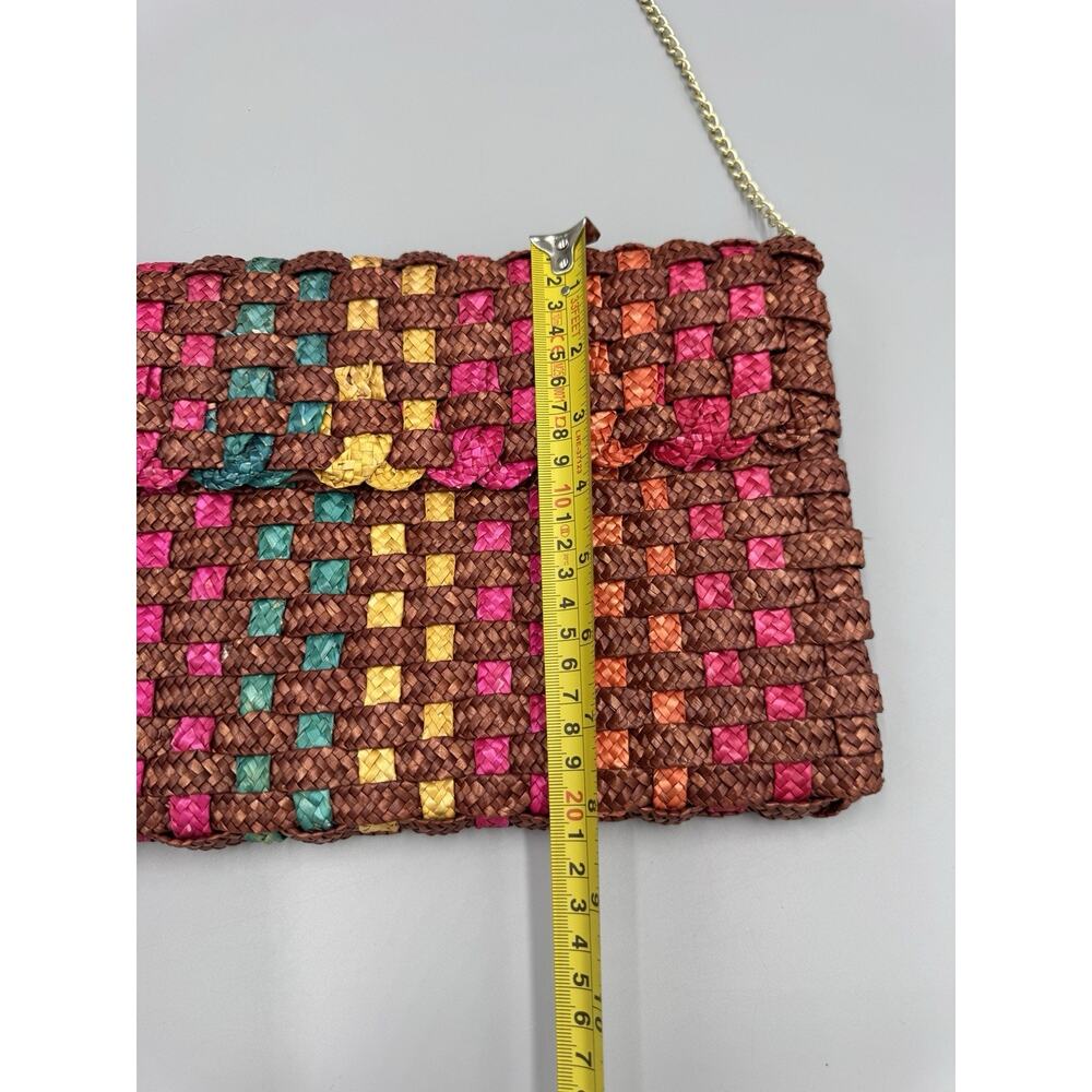 Colorful Woven Purse Shoulder Bag - Picture 3 of 7